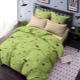 Bed linen with avocado pattern