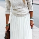What can I wear with a pleated skirt?