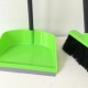 Broom and scoop: cleaning kit options