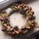 Making chestnut wreaths