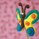 How to make a plasticine butterfly?
