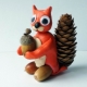 How to make a protein from cones and plasticine?