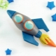 How to make a plasticine rocket?