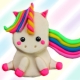 How to mold a unicorn from plasticine?