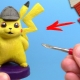 How to mold Pikachu from plasticine?