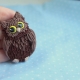 How to mold an owl from plasticine?