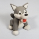 How to mold a wolf from plasticine?