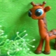How to mold a giraffe from plasticine?