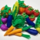 We sculpt vegetables from plasticine