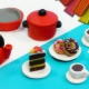 We make dishes from plasticine