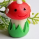 Modeling fly agarics from plasticine