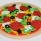 Modeling pizza from plasticine