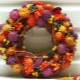 Autumn wreaths of cones