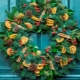 Features and making wreaths on the door