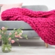 Large knitted blankets