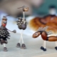 Crafts from plasticine and acorns