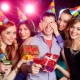Man's birthday celebration
