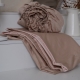 Satin sheets with elastic