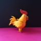 Methods for sculpting a rooster from plasticine