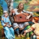 Playing the harp