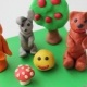 How to make a Kolobok from plasticine?