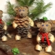 How to make a bear from cones?