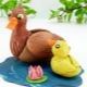 How to make a plasticine duck?
