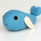 How to mold a whale from plasticine?