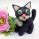 How to mold a cat or a cat from plasticine?