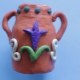 We make a jug from plasticine