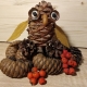 Crafts from cones and acorns
