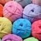 What is plush yarn and what is it used for?