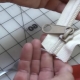 How to insert the zipper with a fork?