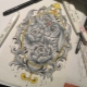Features of creating a sketch of a tattoo