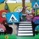 Variety of crafts on the topic of traffic rules