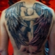 Variety of tattoo with an angel