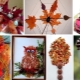 Creating autumn crafts