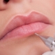 What should not be done after lip tattooing?