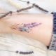 What do lavender tattoos mean and what are they like?