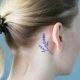 What do tattoos behind the ear mean and what are they like?