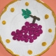 Making an applique Grapes