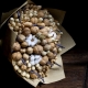 Making a bouquet of nuts