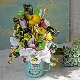 Making a bouquet for the teacher with our own hands