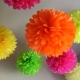 We make flowers from napkins with our own hands