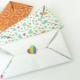 Making origami in the form of envelopes