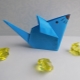 Making origami in the form of a mouse