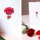 Do-it-yourself cards with flowers