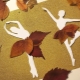 Making a craft Ballerina from leaves