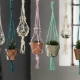 Do-it-yourself hanging flower pots