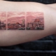 Sketches and meaning of the city tattoo